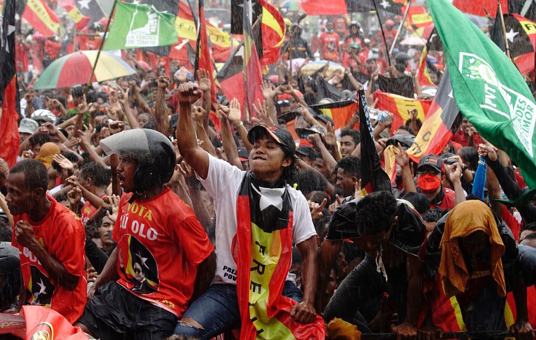 APTOPIX election in East Timor